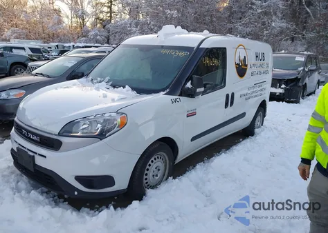 2022 Ram Promaster City Cargo Van from USA, damaged, VIN ZFBHRFAB4N6W98308